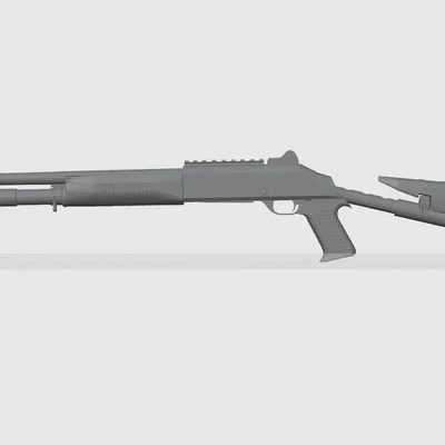 Mô hình súng XM1014 Counter Strike 2 (File in 3D trưng bày)