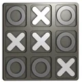 Bàn cờ Tic Tac Toe 6" di động - Thumbnail 5
