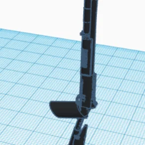 Mô hình súng shotgun Benelli M4 phong cách Lego độc đáo