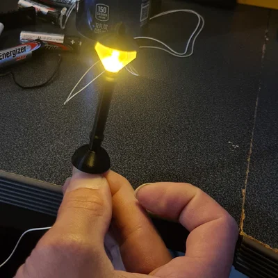 Đèn đường mini cao 75mm