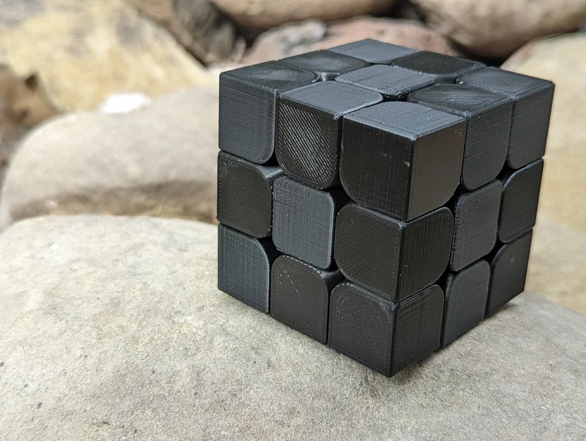 Khối Rubik 3D Printed 100% (không cần ốc và lò xo) - Image 1