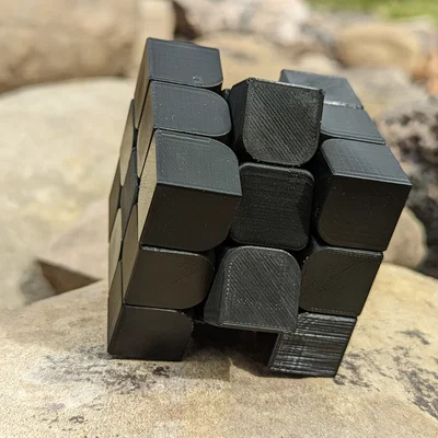 Khối Rubik 3D Printed 100% (không cần ốc và lò xo)