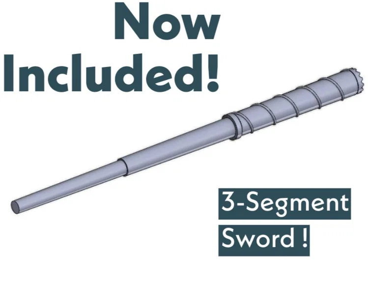 Kiếm Lồng Telescoping - In Liền Khối (Print in Place) - Image 5