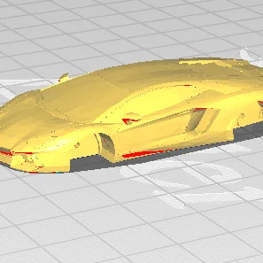 Mô hình 3D Lamborghini Aventador tương thích bánh xe Hot Wheels