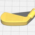 Mẫu in 3D móc khóa đầu gậy golf thời trang và cá tính - Thumbnail 1