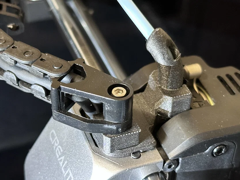 K1 Max: Fix cable chain bị gãy bolt + PTFE guide - Image 1