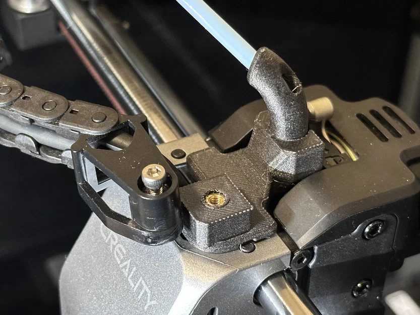 K1 Max: Fix cable chain bị gãy bolt + PTFE guide - Image 3