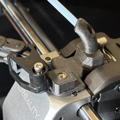 K1 Max: Fix cable chain bị gãy bolt + PTFE guide