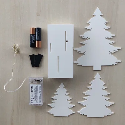 Trang trí Noel (Christmas decoration) có đèn LED – dự án in 3D dễ làm