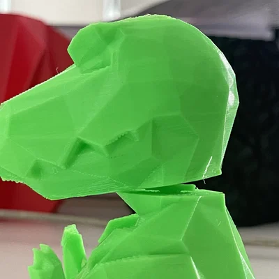 Mô hình T-Rex Low Poly dạng Bobblehead độc đáo cho bàn làm việc