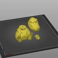 Mô hình T-Rex Low Poly dạng Bobblehead độc đáo cho bàn làm việc - Thumbnail 4
