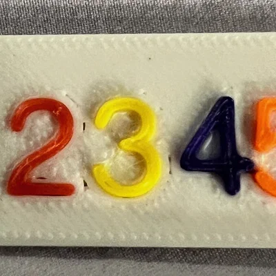 Bản in test MMU 12345