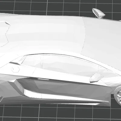 Mô hình xe Lamborghini 3D - Tải file STL in 3D chi tiết