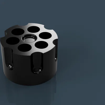 Núm xoay điều khiển máy in 3D hình ổ đạn Revolver độc đáo