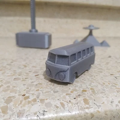 Xe van/bus VW (Hippy Van)