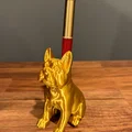 Ống cắm bút hình chó French Bulldog trang trí bàn làm việc cực xinh - Thumbnail 1