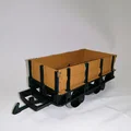 Mô hình toa xe lửa (Low side wagon) in 3D cho đường sắt sân vườn - Thumbnail 5