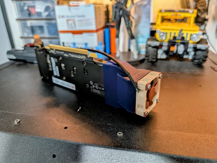 Ống dẫn gió gắn quạt 40mm cho Nvidia Tesla P4 - Image 1