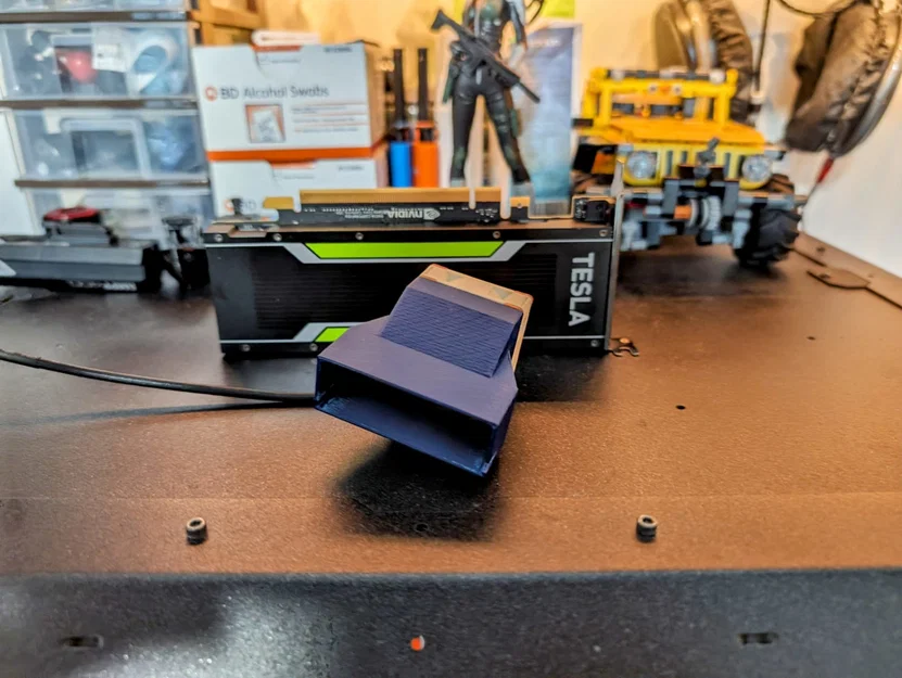 Ống dẫn gió gắn quạt 40mm cho Nvidia Tesla P4 - Image 2