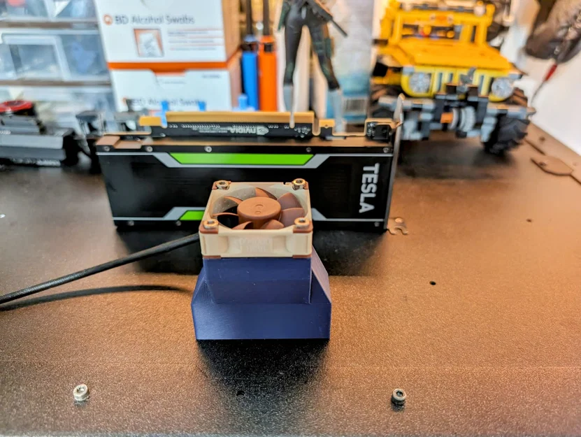 Ống dẫn gió gắn quạt 40mm cho Nvidia Tesla P4 - Image 3