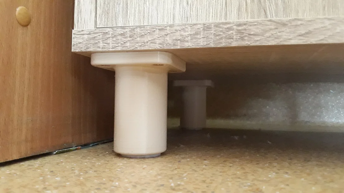 Chân đế nội thất chịu lực 3D (Furniture leg) tự in tại nhà - Image 1