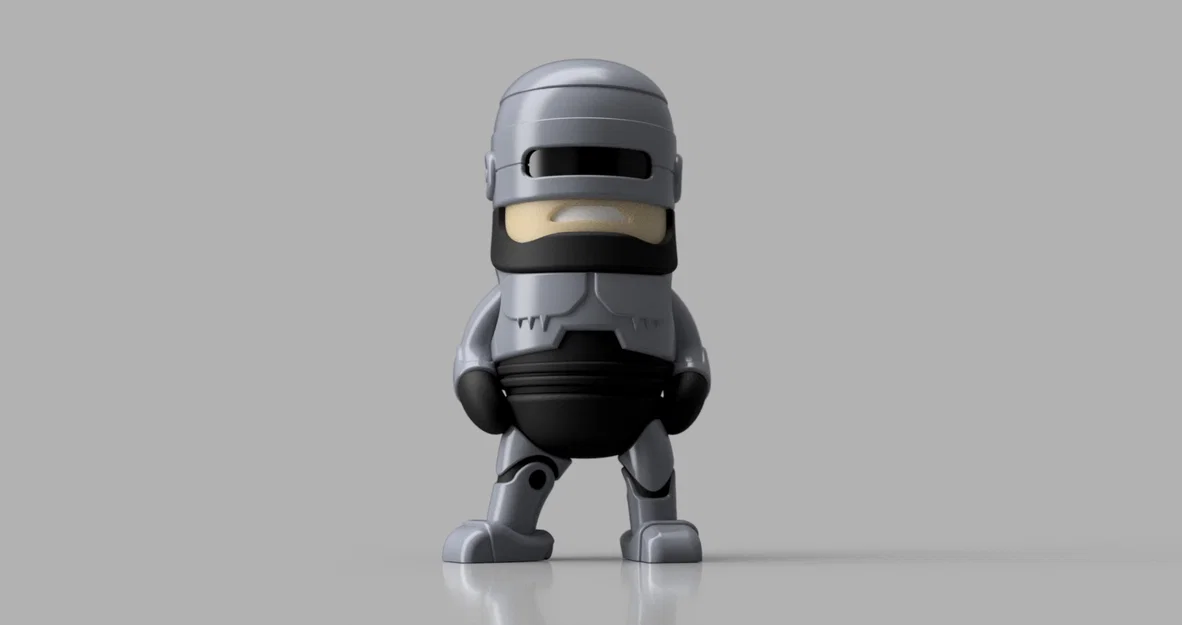 Mô hình Mini Robocop: Món đồ trang trí 3D cực chất cho fan hâm mộ - Image 2