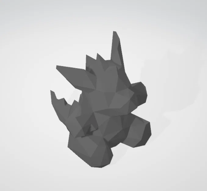 Mô hình Rồng nhỏ Lowpoly dễ thương để bàn trang trí - Image 2