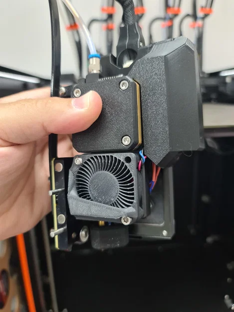 Prusa XL series: Fan cover/shield mới cho Hotend - Image 1
