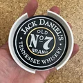 Bộ đế lót ly Jack Daniels kèm khay đựng phong cách (In 3D) - Thumbnail 1