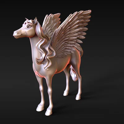 Mô hình in 3D Pretty Pegasus - Ngựa thần huyền thoại đầy ấn tượng