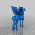 Mô hình in 3D Pretty Pegasus - Ngựa thần huyền thoại đầy ấn tượng - Thumbnail 3
