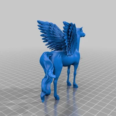Mô hình in 3D Pretty Pegasus - Ngựa thần huyền thoại đầy ấn tượng