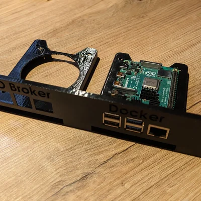 10-Zoll Raspberry Pi 4 & SSD Rack Mount (Bộ mặt trước rack 10-inch)