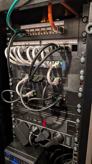 10-Zoll Raspberry Pi 4 & SSD Rack Mount (Bộ mặt trước rack 10-inch) - Image 6