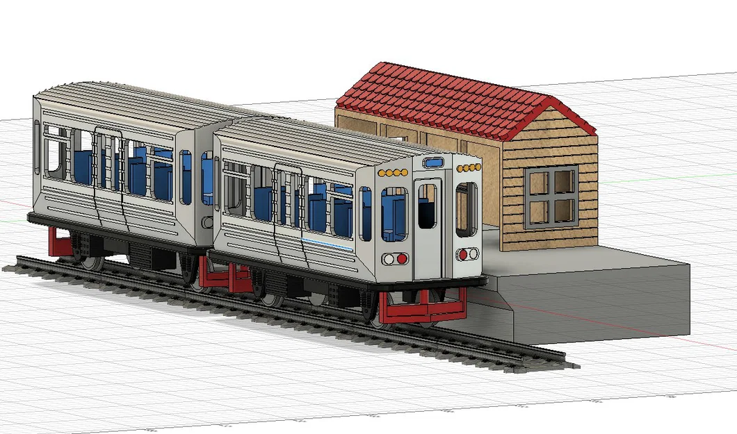 Tàu Đồ Chơi Chicago Elevated cho O Scale - Image 4