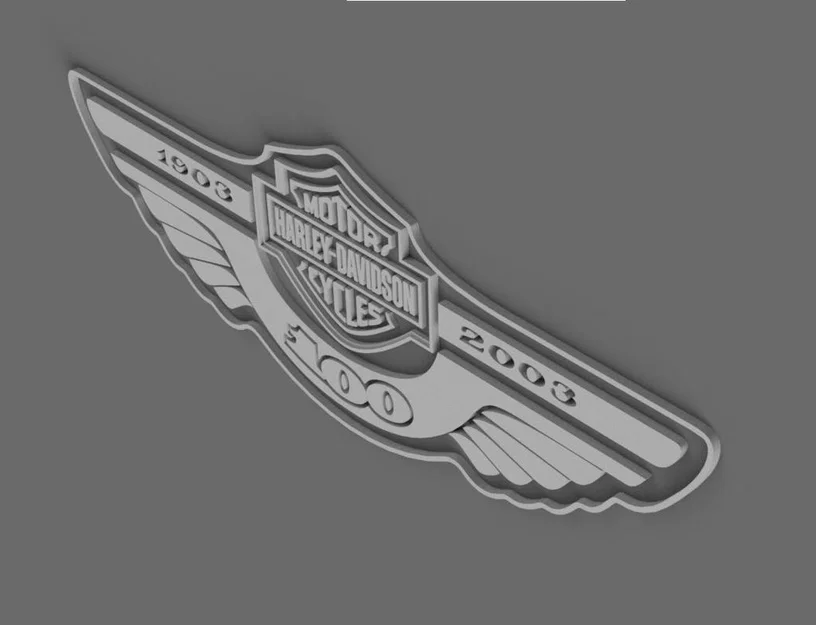 Harley-Davidson 100 Years 2D wall-art - Image 1