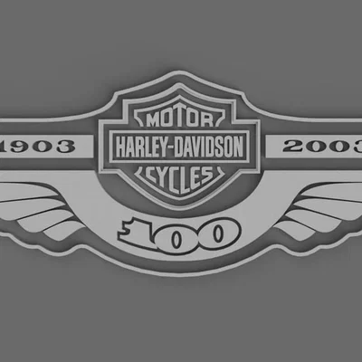 Harley-Davidson 100 Years 2D wall-art