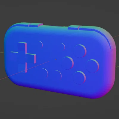 Mô hình 3D tay cầm 8BitDo Micro hỗ trợ thiết kế vỏ bảo vệ