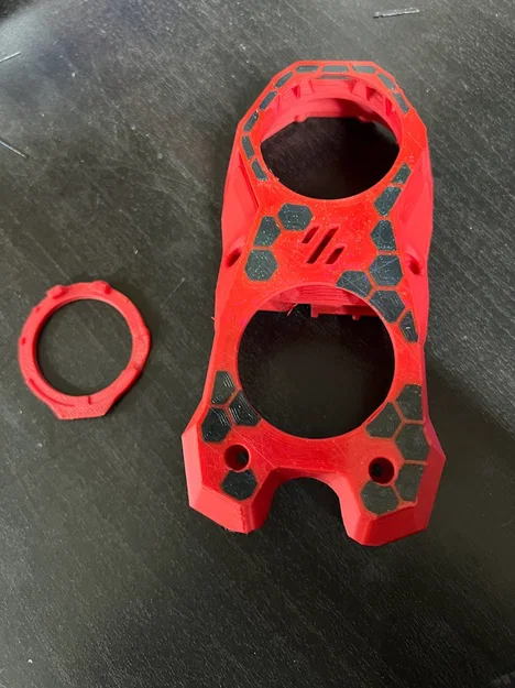 Mặt nạ Stealthburner cho KNOMI V2 thiết kế lục giác độc đáo - Image 1