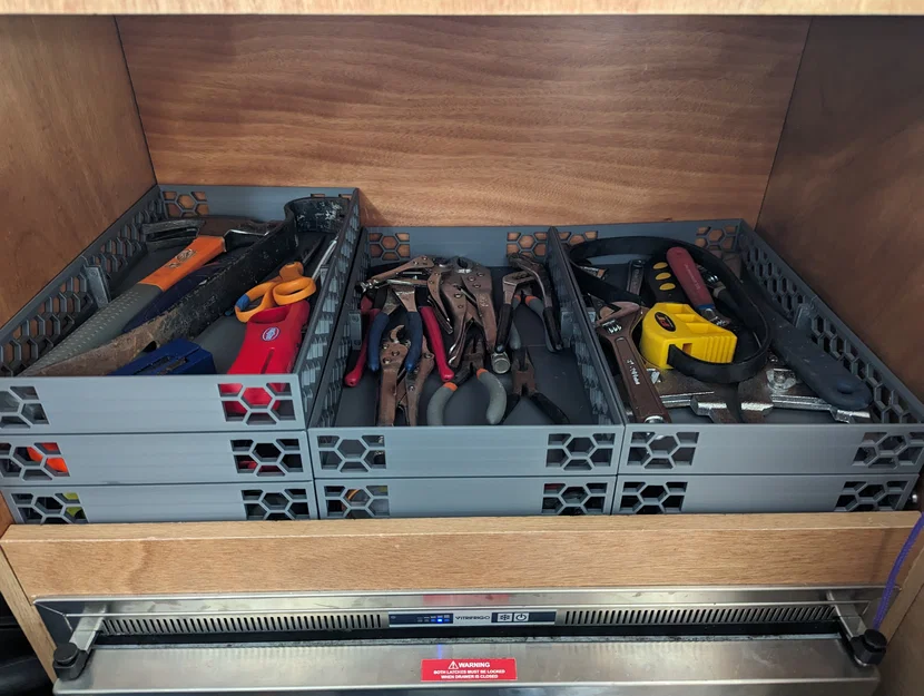 Thùng lưu trữ lớn (2 phần) 360×215×50/90mm - Image 1