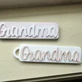 Móc khóa Grandma (Bà) – Món quà ý nghĩa tự in 3D - Thumbnail 1
