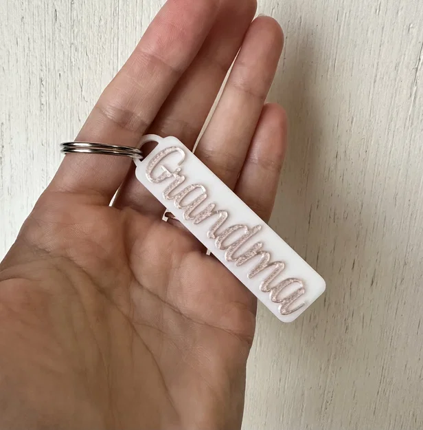 Móc khóa Grandma (Bà) – Món quà ý nghĩa tự in 3D - Image 2