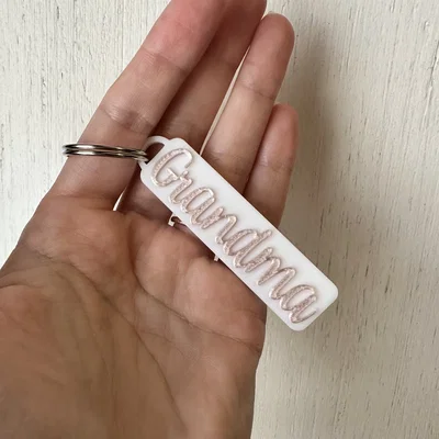 Móc khóa Grandma (Bà) – Món quà ý nghĩa tự in 3D