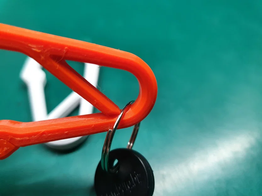 🔏 Carabiner có vách ngăn + móc khóa (Partitioned Carabiner + lock hook) - Image 5