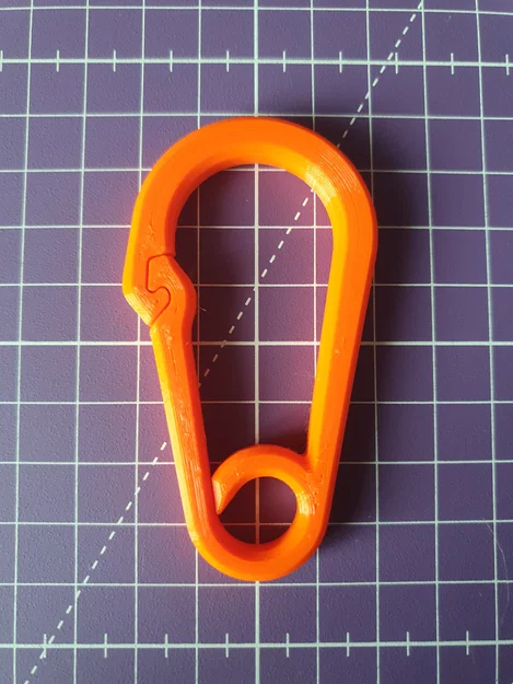 V2 Carabiner có vách ngăn + móc khóa (cứng hơn) - Image 2