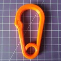 V2 Carabiner có vách ngăn + móc khóa (cứng hơn) - Thumbnail 2