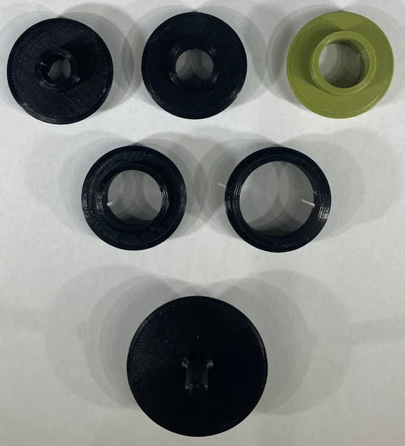 Bộ Template Bushing Set cho Milwaukee M18 Router (Milwaukee M18 Router Template Bushing Set) - Image 4