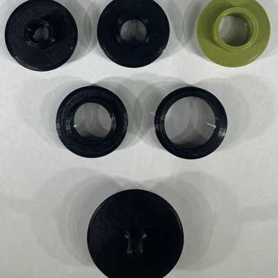 Bộ Template Bushing Set cho Milwaukee M18 Router (Milwaukee M18 Router Template Bushing Set)