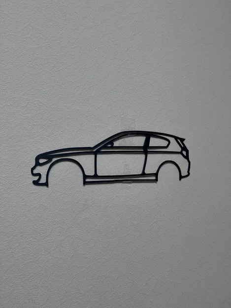 BMW E81 Silhuette - Silhouette trang trí treo tường - Image 3