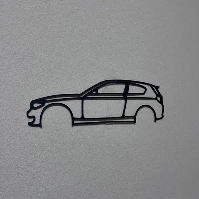 BMW E81 Silhuette - Silhouette trang trí treo tường